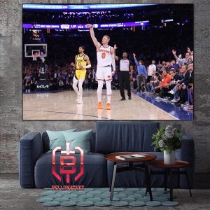 Donte Divincenzo With Clutch 3 Points Shot For The Game Winner Knicks Lead 1-0 In Eastern Semifinals NBA Playoffs 2024 Home Decor Poster Canvas