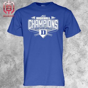 Duke Blue Devils ACC 24 Baseball Champions Locker Room Unisex T-Shirt