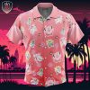 Fairy Tail Insignia Fairy Tail Beach Wear Aloha Style For Men And Women Button Up Hawaiian Shirt