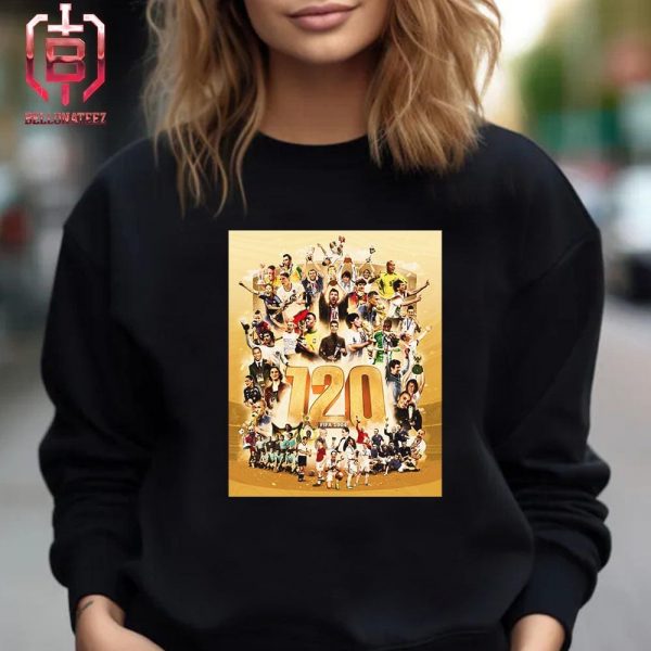Fifa Celebration 120 Years Of Unforgettable Moments Fifa World Cup From 1904 Unisex T-Shirt