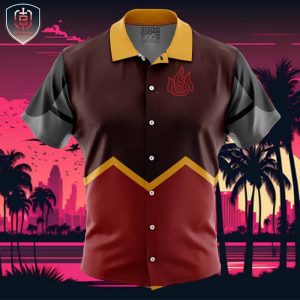Firebenders Avatar Beach Wear Aloha Style For Men And Women Button Up Hawaiian Shirt