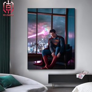 First Look At David Corenswet As Superman In Superman Legacy Home Decor Poster Canvas