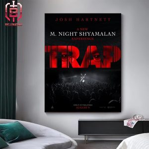 First Poster For M. Night Shyamalan’s Trap In Theaters On August 9 Home Decor Poster Canvas