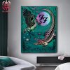 Poster For Foo Fighters Show At Dallas On May 1st 2024 Home Decor Poster Canvas