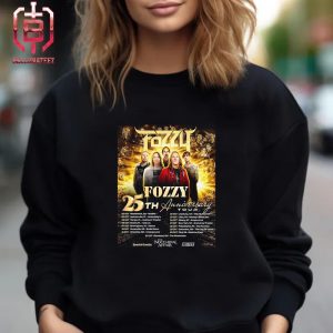 Fozzy Band Will Be Kicking Off 25-Year Anniversary Celebration With Their 25th Anniversary Tour In The USA Unisex T-Shirt