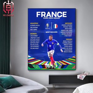 France National Football Team Annouced Their Squad For Euro 2024 In Germany Home Decor Poster Canvas