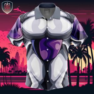 Frieza Dragon Ball Z Beach Wear Aloha Style For Men And Women Button Up Hawaiian Shirt