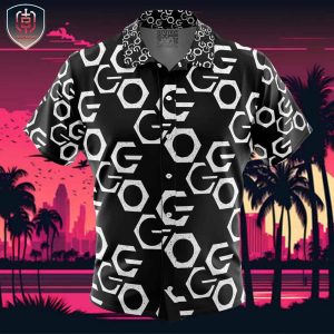 GGO Sword Art Online Beach Wear Aloha Style For Men And Women Button Up Hawaiian Shirt