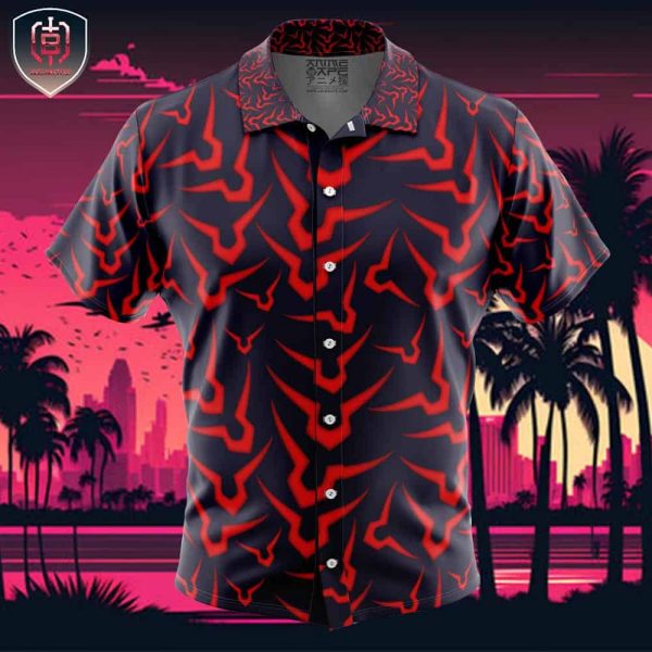 Geass Symbol Code Geass Beach Wear Aloha Style For Men And Women Button Up Hawaiian Shirt