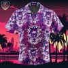 Giorno Giovanna Anime Jojo?s Bizarre Adventure Beach Wear Aloha Style For Men And Women Button Up Hawaiian Shirt