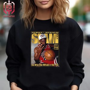 Gold Metal Best NBA Photos Of The 90s Michael Jordan On The Slam Magazine Cover Unisex T-Shirt