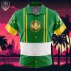 Green Ranger Pattern Mighty Morphin Power Rangers Beach Wear Aloha Style For Men And Women Button Up Hawaiian Shirt