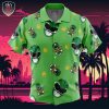 Green Ranger Ninjetti Mighty Morphin Power Rangers Beach Wear Aloha Style For Men And Women Button Up Hawaiian Shirt