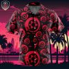 Holy Sol Temple Fire Force Beach Wear Aloha Style For Men And Women Button Up Hawaiian Shirt