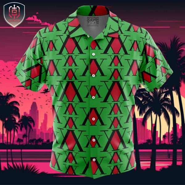 Hunter Association Hunter X Hunter Beach Wear Aloha Style For Men And Women Button Up Hawaiian Shirt