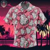 Jigglypuff Pattern Pokemon Beach Wear Aloha Style For Men And Women Button Up Hawaiian Shirt