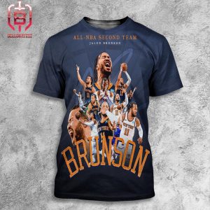 Jalen Brunson New York’s Point Guard Is Named On KIA All-NBA Second Team 2024 All Over Print Shirt