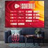 Green Bay Packers Announced Their New Season NFL 2024 Schedule Home Decor Poster Canvas