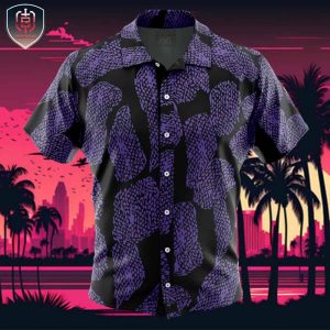 Kokushibo Demon Slayer Beach Wear Aloha Style For Men And Women Button Up Hawaiian Shirt