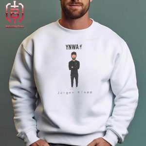 LFC Adults Jurgen Klopp YNWA Liverpool Coach Merchandise Limited Unisex T-Shirt