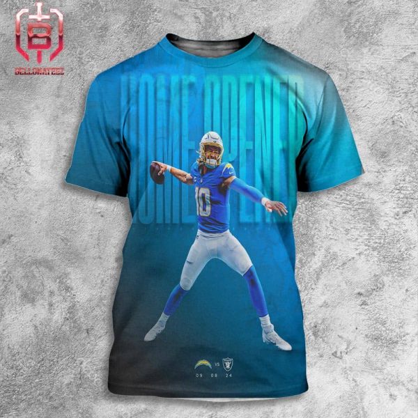 Los Angeles Chargers Will Face Las Vegas Raiders On Their Home Opener Game New Season NFL 2024 All Over Print Shirt