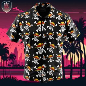 Luffy One Piece Beach Wear Aloha Style For Men And Women Button Up Hawaiian Shirt