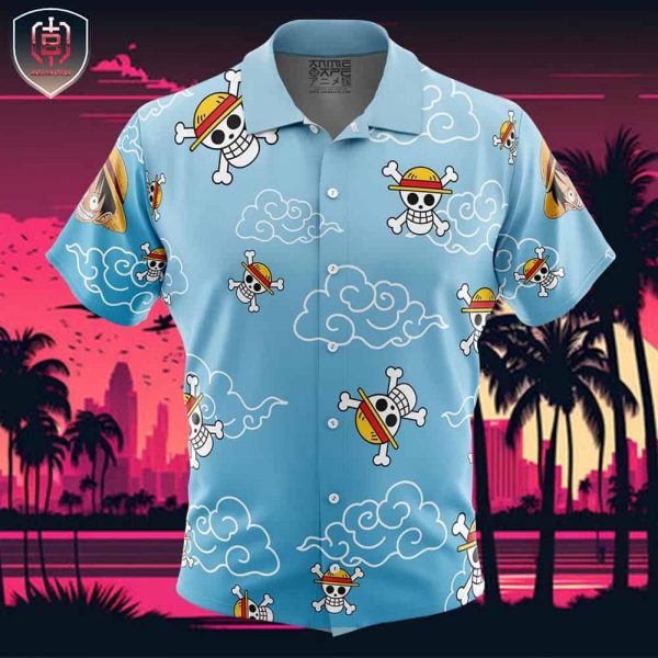 Luffy Pattern One Piece Beach Wear Aloha Style For Men And Women Button Up Hawaiian Shirt