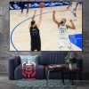 Luka Doncic Stepback Three Point Game Winner Agaisnt DPOY Gobert To Get Game 2 For Mavericks NBA Playoffs 23-24 Home Decor Poster Canvas