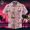 Marine x World Government One Piece Beach Wear Aloha Style For Men And Women Button Up Hawaiian Shirt