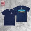 Manchester City 1863FC FC Winner Squad 4 In A Row Premier League Champions Two Sides Unisex T-Shirt