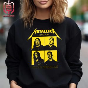 Metallica 72 Seasons Four Faces Four Member Merchandise Limited Unisex T-Shirt