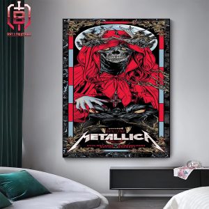 Metallica M72 World Tour Poster At Olympiastavion In Munich Germany On 24th May 2024 Home Decor Poster Canvas