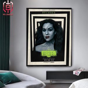 Monica Bellucci Stars In Tim Burton’s Beetlejuice Beetlejuice In Theaters On September 6 Home Decor Poster Canvas