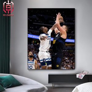 Naz Reid Sixth Man Defense For The Block Lock Down Nikola Jokic Can’t Score More Than 20 Points In Western Semifinals NBA Playoffs 23-24 Home Decor Poster Canvas