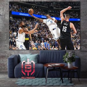 Naz Reid With Clutch Plays In Last Minutes Help Timberwolves Advanced To Western Finals NBA Playoffs 2023-2024 Home Decor Poster Canvas