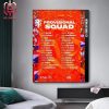France National Football Team Annouced Their Squad For Euro 2024 In Germany Home Decor Poster Canvas