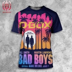 New D-Box Posters For Bad Boys Ride Or Die Releasing In Theaters On June 7 All Over Print Shirt