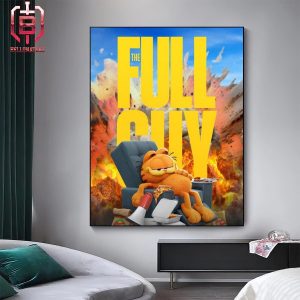 New Funny The Full Guy Poster Of The Garfield Movie Style Fall Guy Home Decor Poster Canvas