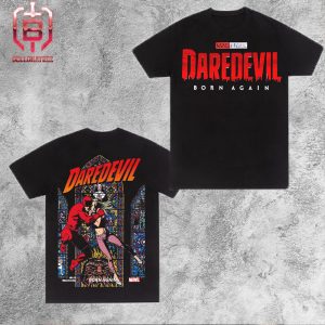 New Logo For Daredevil Born Again Releasing In March 2025 Two Sides Unisex T-Shirt