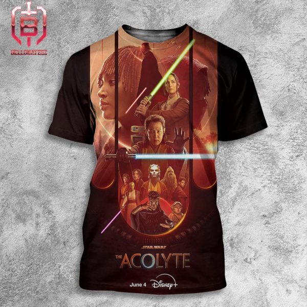 New Poster For Star Wars The Acolyte Releasing June 4 On Disney Plus All Over Print Shirt