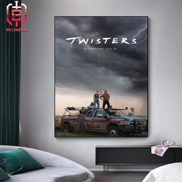New Poster For Twister Releasing In Theaters On July 19 Home Decor Poster Canvas