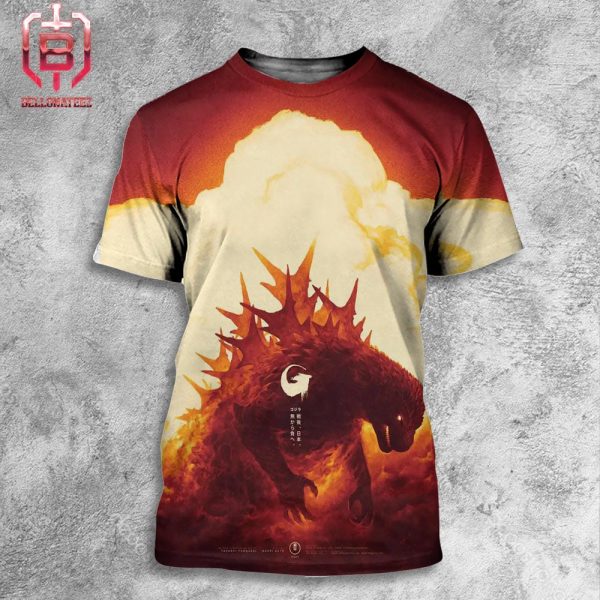 New Poster Nuclear Godzilla For Godzilla Minus One All Over Print Shirt
