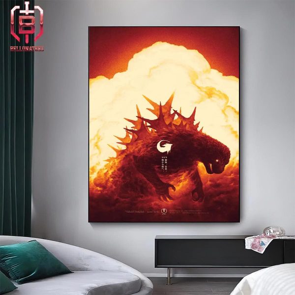 New Poster Nuclear Godzilla For Godzilla Minus One Home Decor Poster Canvas