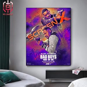 New Screen X Posters For Bad Boys Ride Or Die Releasing In Theaters On June 7 Home Decor Poster Canvas