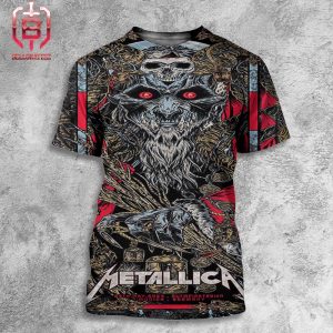Night Two Of Metallica M72 Munich First No Repeat Weekend Of 2024 At Olympiastadion In Munich Germany On 26th May All Over Print Shirt