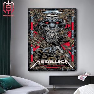 Night Two Of Metallica M72 Munich First No Repeat Weekend Of 2024 At Olympiastadion In Munich Germany On 26th May Home Decor Poster Canvas