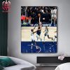 Obi Toppin Catches The Lob And Goes For The Reverse Aley Oops Dunk In Game 4 With Knicks Eastern Semifinals NBA Playoffs 2023-2024 Home Decor Poster Canvas