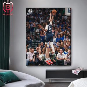 Not In My House Derrick Jones Jr Block Gidgey In Game 4 Western Semifinals Mavericks Versus Thunders NBA Playoffs 2023-2024 Home Decor Poster Canvas