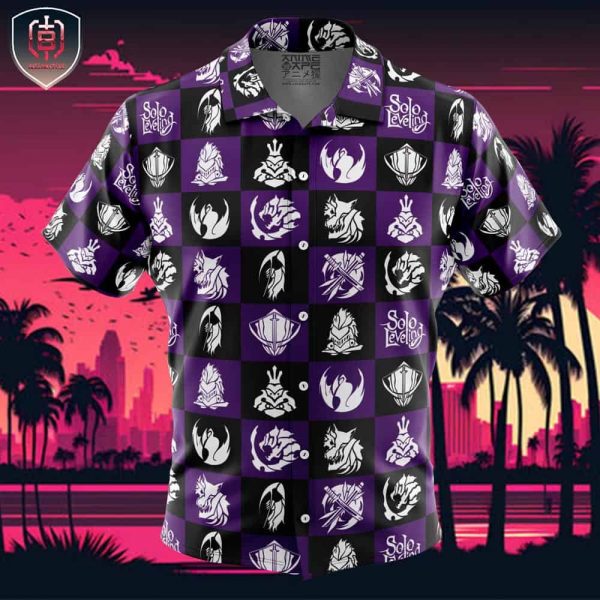 Notable Guilds Solo Leveling Beach Wear Aloha Style For Men And Women Button Up Hawaiian Shirt