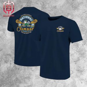 Notre Dame Fighting Irish 2024 NCAA Men’s Lacrosse National Champions Badge Comfort Colors Two Sides Unisex T-Shirt